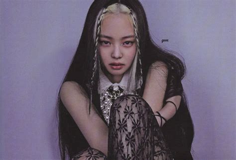 Scan Jennie Blackpink Hylt Special Edition Black Pink Photo