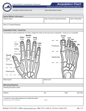 Fillable Online Workcomp Virginia Workcomp Virginia Govformsamputation