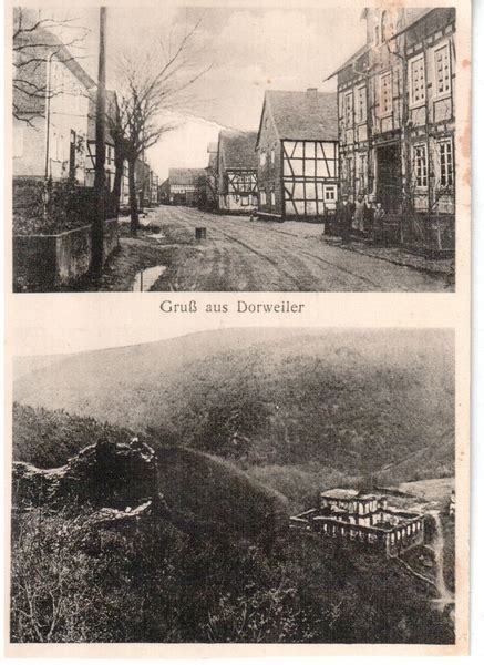 Dorweiler Dorweiler im Hunsrück oben Dorfstraße unten Ruine von