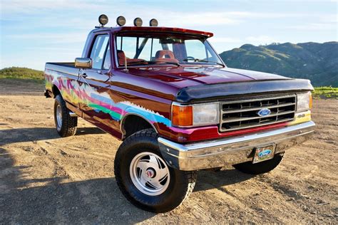 Colorful Custom 1989 Ford F 250 Is A True Relic A Different Era Ford