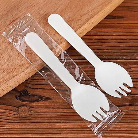 Amazon Gmark 4 Mini Wooden Spork 100 Ct Biodegradable