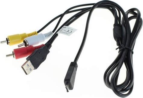 Usb Av Kabel Compatibel Met Vmc Md3 Voor Sony Cyber Shot Camera S 1 5 Meter Bol