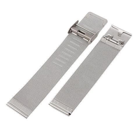 12 24Mm Universal Stainless Steel Metal Milanese Watchband Watch Band