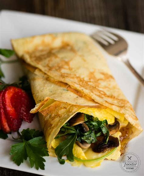 Savory Crepe Egg Filling