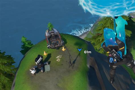 Fortnite Traverser plusieurs cercles enflammés à bord d un canot