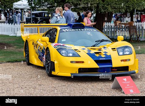 A Mclaren F1 Gtr Racing Car At The Concours Of Elegance Classic Motor