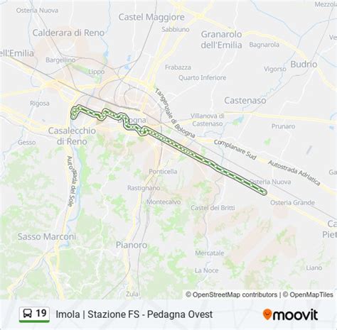 Linea 19 Orari Fermate E Mappe Tolara BivioCasteldebole Aggiornato