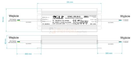 Zasilacz Led Ciemnialny Triak V W A Gtmc D Ip Perfekt