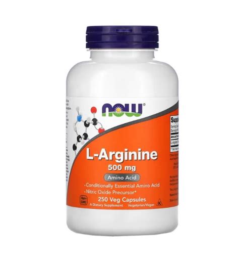 Now Foods L Arginine Mg Veg Capsules Lazada Co Th