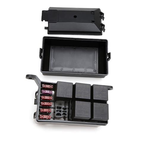 Universal Waterproof Relay Fuse Box Kit With Slots Atc Ato Fuses And