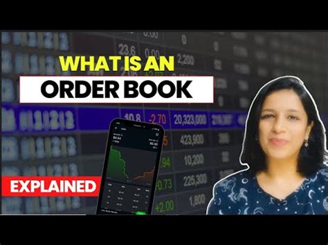 Order Book Easy Explanation YouTube