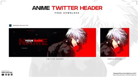 Anime Twitter Header Tokyo Ghoul Free Template Youtube