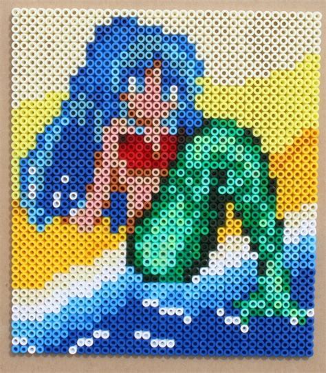 Items Similar To Perler Beads Mermaid On Etsy