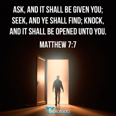 Matthew 7 7 AKJV Verse Of The Day