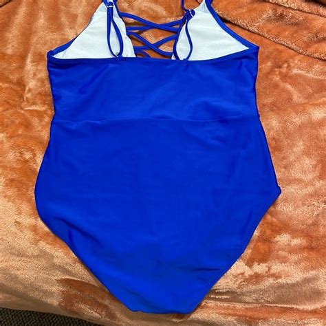 Swim Criss Cross One Piece Swimsuit Poshmark