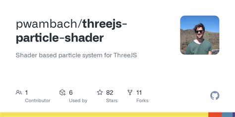 Github Pwambach Threejs Particle Shader Shader Based Particle System