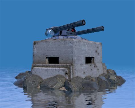 Coastal Defense Turret Davidjones3d