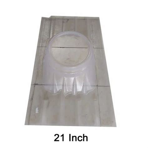 Stainless Steel 21 Inch Turbo Ventilator Polycarbonate Base Plate At Rs