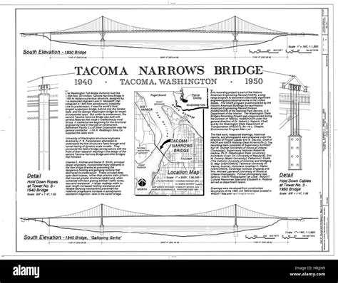 Tacoma Narrows Bridge Stock Photo - Alamy