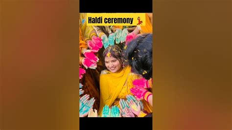 Haldi Ceremony Function💃☺️trendingviralyoutubeshorts Youtube