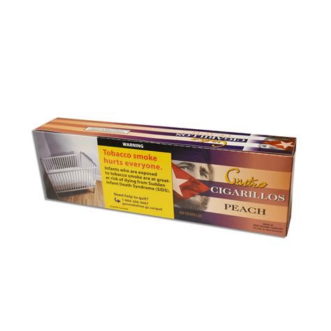 Peach Castro Cigarillos Native Smokes Mohawk Smoke Cigarette Shop