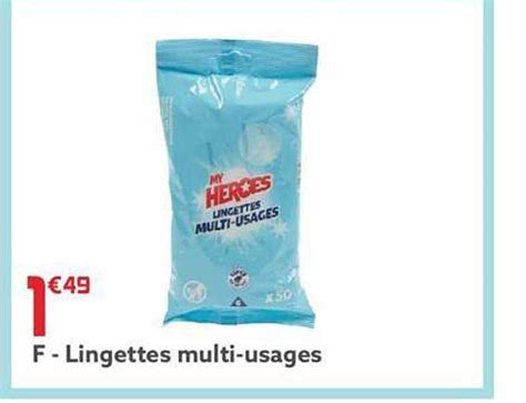 Promo Lingettes Multi Usages My Heroes Chez Gifi Icatalogue Fr