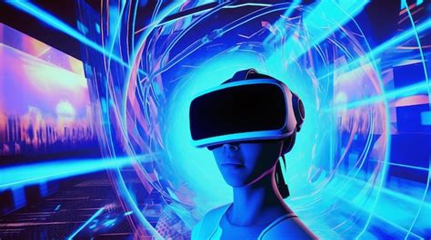 Premium AI Image | Exploring the Futuristic Metaverse with Virtual ...