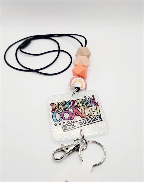 Instructional Coach Lanyard Teacher Lanyard Instructional - Etsy