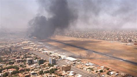 شاهد صور الأقمار الصناعية تكشف حجم الدمار في مطار الخرطوم نتيجة