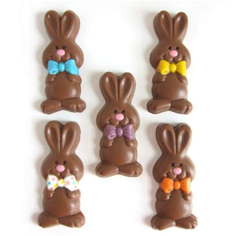 Homemade Chocolate Easter Bunnies | Hungry Happenings