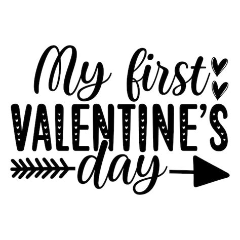 Premium Vector My First Valentines Day Svg