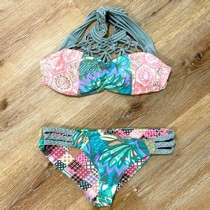 Maaji Bikini Set Swim Reversible Swimsuit Bikini Medi Gem