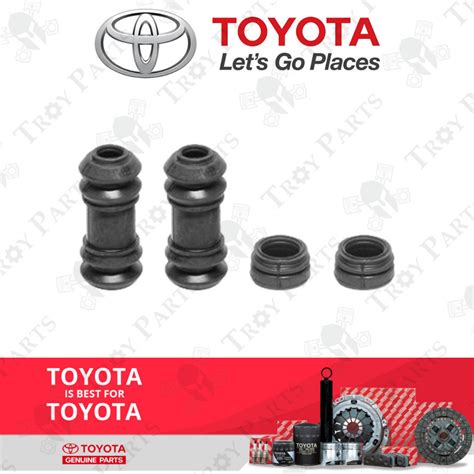 4pc Toyota Rear Disc Brake Caliper Pin Boot 04479 20090 For Toyota