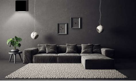 Black Sofa Living Room Decorating Ideas