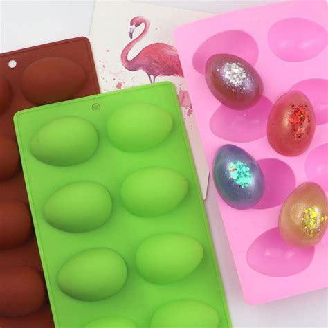 Easter Egg Shaped Silicone Baking Mold 3d Cake Mold Muffin Chocolate Cookie Baking Mould Pan Ice