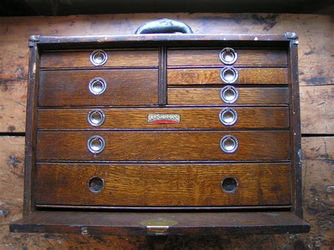 Vintage Union Tool Chest Wood Machinist S Chest With