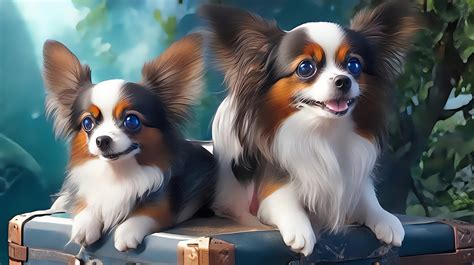 Ai Gegenereerd Papillon Honden Gratis Afbeelding Op Pixabay Pixabay