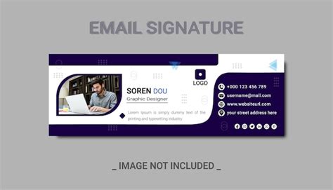 Corporate Business Agency E Mail Signatur Vorlagendesign E Mail