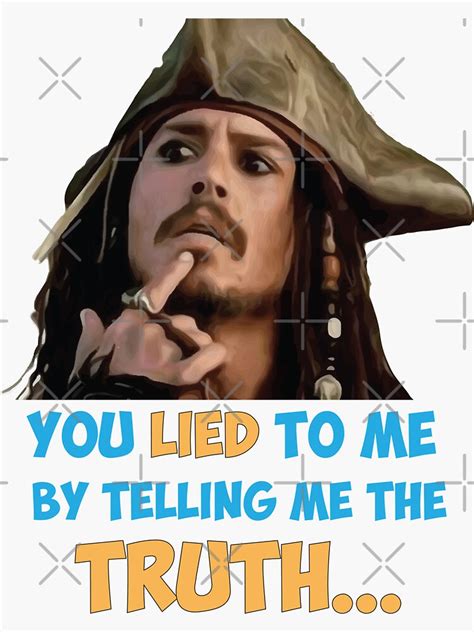 Captain Jack Sparrow Sticker For Sale By Designlimitless Redbubble