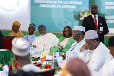 Sommet Extraordinaire De La Cedeao Sur La Situation Politique Au Niger