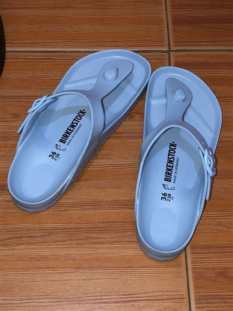 Birkenstock Gizeh Eva Dusty Blue Women S Fashion Footwear Flats