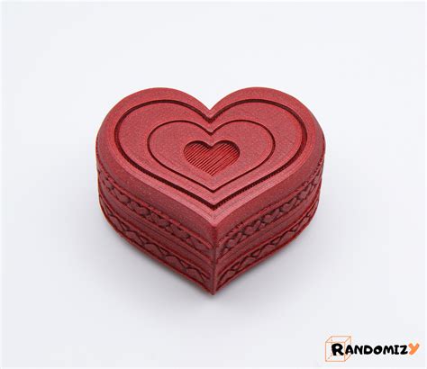 Free 3d File Heart Shaped Box 💜・3d Printing Design To Download・cults