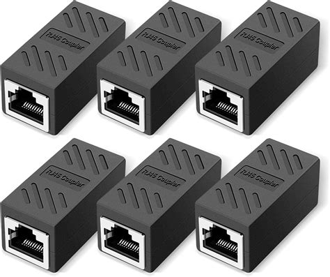 Cat5cat6cat7 Ethernet Couplers 6 Pack