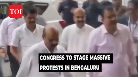 Karnataka Congress To Stage Massive Protests In Bengaluru Over