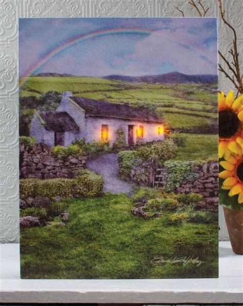 Farmhouse Irish Cottage Canvas Wall Art Irish Home Decor | Etsy | Irish ...