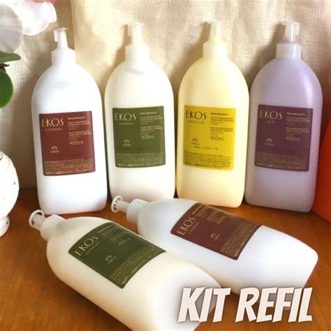 Kit Refil Polpa Desodorante Hidratante Para O Corpo Ekos Castanha