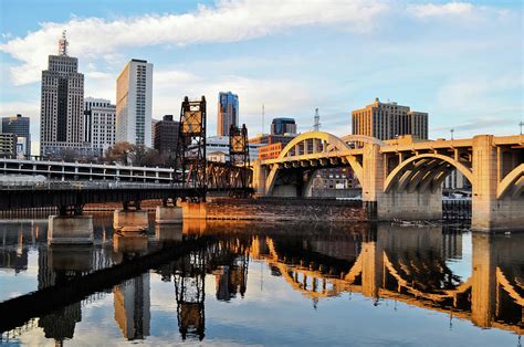 Saint Paul Mississippi River Sunset Photograph By Kyle Hanson Fine