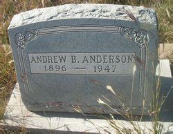 Andrew Benton Anderson Sr 1896 1947 Mémorial Find a Grave