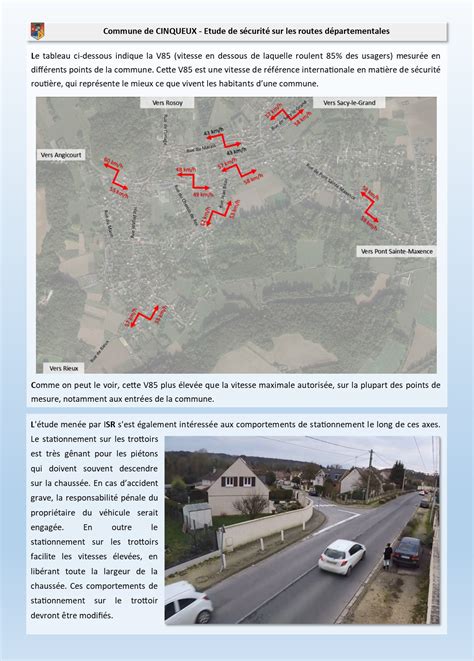 Etude de sécurité sur les routes départementales