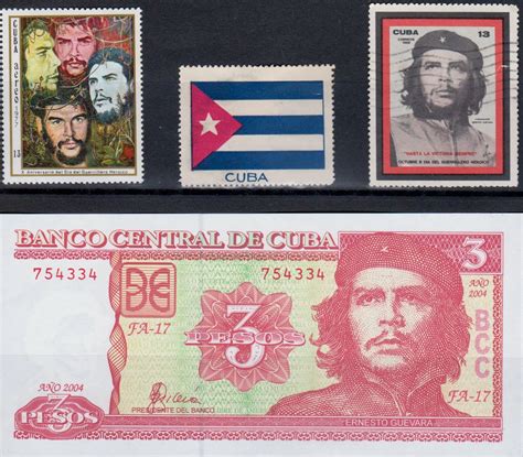 Cuba Stamps and Banknote of Che Guevara. | Stamp, Cuba, Bank notes